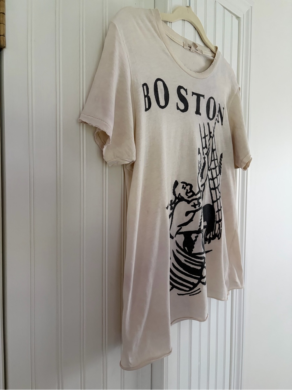 VTG MARC JACOBS Boston Newbury St. T-Shirt Sailor Nautical Graphic Tee Small - Picture 2 of 13